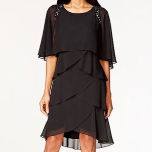NWT Beaded Tiered Capelet Dress 👗👗👗